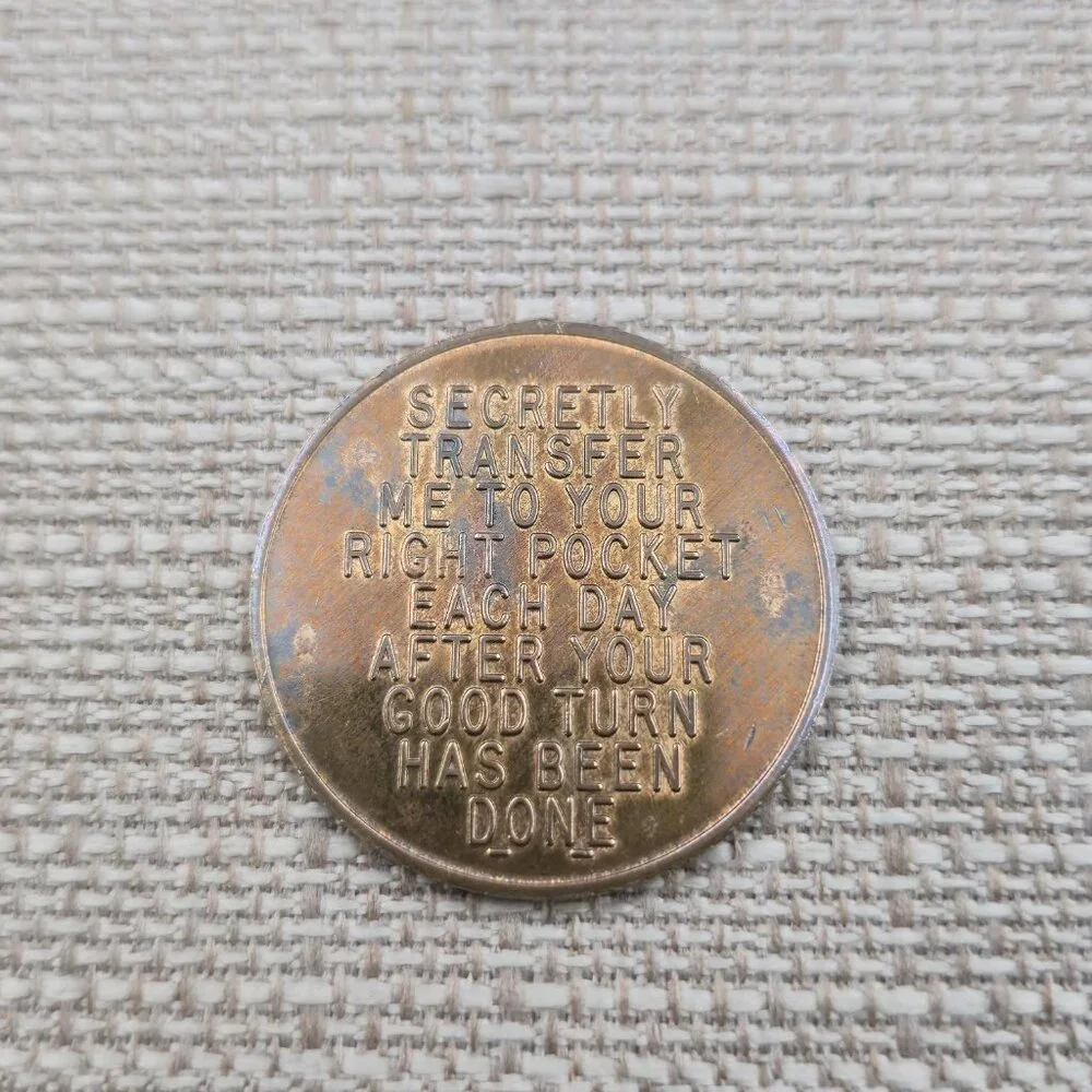 Boy Scout Pocket Good Turn Token Coin A7126 - Picture 2 of 6